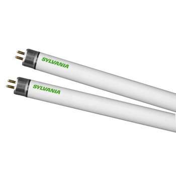 Sylvania 20924 Fluorescent Bulb, 21 W, T5 Lamp, Miniature G5 Lamp Base, 1767 Lumens, 4100 K Color Temp, Cool White Light