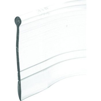 Prime-Line M 6184 Shower Door Bottom Seal, Vinyl, Clear