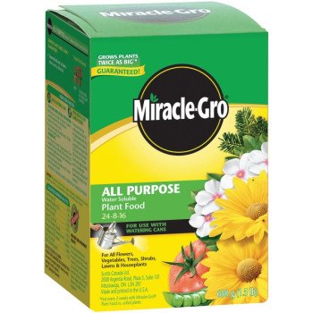 Miracle-Gro 2756810 All-Purpose Plant Food, 1.1 lb Bucket, Solid, 24-8-16 N-P-K Ratio