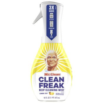 Mr Clean COLORmaxx 79129 Clean Freak Mist, 16 oz, Liquid, Lemon Zest, Colorless