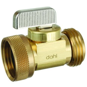 Dahl 521-04-04F-BAG Hose and Boiler Drain Valve, 1/2 in Connection, Male Hose x Female Swivel Hose, 250 psi Pressure