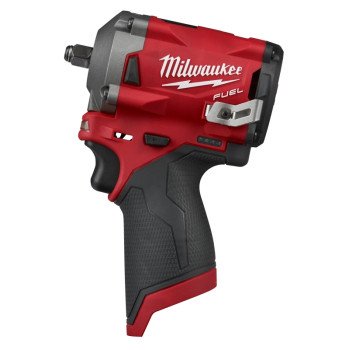 Milwaukee M12 FUEL Series 2554-20 Stubby Impact Wrench, Tool Only, 12 V, 3/8 in Drive, 0 to 3200 ipm