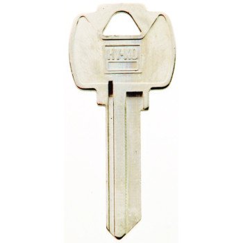 Hy-Ko 11010FA3 Key Blank, Brass, Nickel, For: Falcon Cabinet, House Locks and Padlocks