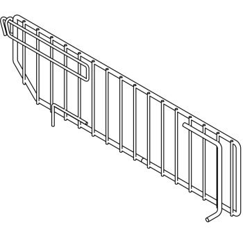 DIVIDER WIRE SINGLE CHRM 12IN