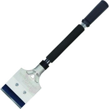 Hyde 19430 Hammer Scraper, 4 in W Blade, Carbon Steel Blade, Foam-Grip Handle, Rubber Handle