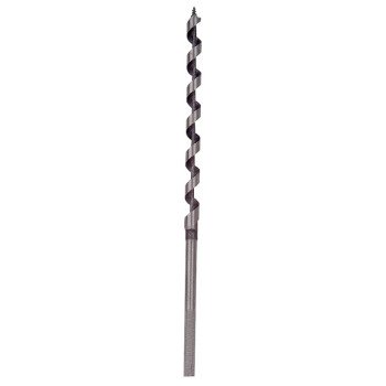 Irwin 49905 Power Drill Auger Bit, 5/16 in Dia, 7-1/2 in OAL, Solid Center Flute, 1-Flute, 7/32 in Dia Shank, Hex Shank