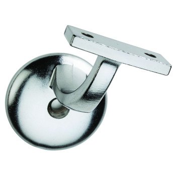 National Hardware N830-129 Handrail Bracket, 250 lb, Die-Cast Zinc, Satin Chrome