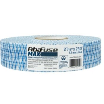 Adfors FibaFuse MAX FDW9146-U Reinforced Paperless Tape, 250 ft L, 2-1/16 in W, 0.793 in Thick, Blue/White