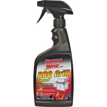 Spray Nine 15650 BBQ Grill Cleaner, Liquid, Clear, 22 oz Bottle