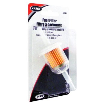 Laser 42532 Fuel Filter, 60 um, For: Toro and Kohler 1/4 to 5/16 in Fuel Line Engine Lawn Mowers