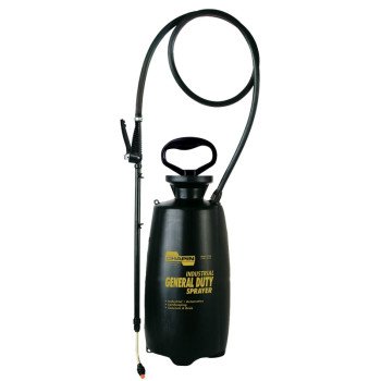 Chapin 2553E Chemical Sprayer, 3 gal Tank, Poly Tank, 60 in L Hose, Black