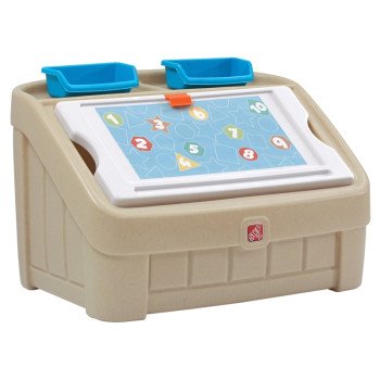 845500 TOY BOX & ART LID TAN  