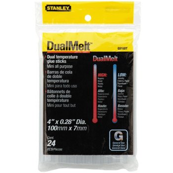 STANLEY GS10DT Glue Stick, Resin Odor, Clear