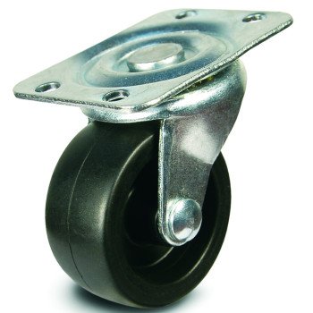 Dh Casters C-GD20PS Swivel Caster, 2 in Dia Wheel, 15/16 in W Wheel, Plastic Wheel, 125 lb