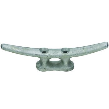 National Hardware DP3202BC Series N348-540 Rope Cleat, 8 in L x 1-1/2 in H Dimensions, Die-Cast Metal/Steel, Galvanized