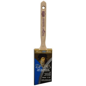 Linzer 1155124-0250 Paint Brush, Angle Sash Brush, 2-1/2 in L Bristle