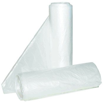 ALUF Plastics Hi-Lene Series HCR-434816C Anti-Microbial Can Liner, 43 x 48 in, 56 gal, HDPE, Clear