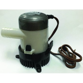 US Hardware M-009B Bilge Pump, Specifications: 12 V, 3 ft Head, 3/4 in Inlet, 310 gph