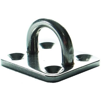 Ram Tail RT SEP-02 Square Eye Plate, Stainless Steel, For: Turnbuckle or Fork Jaws