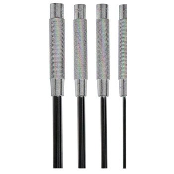 General SPC76 Pin Punch Set, 5-Piece, Steel