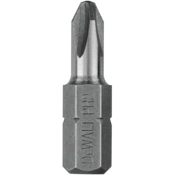 DEWALT DW2004BL Insert Bit Tip, #2 Drive, Phillips Drive, 1/4 in Shank, Hex Shank, 1 in L, Steel