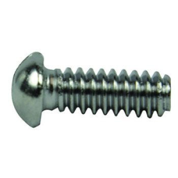 Danco 35154B Faucet Bibb Screw, #10-24 Thread, #17 Drive, Brass, Chrome Plated