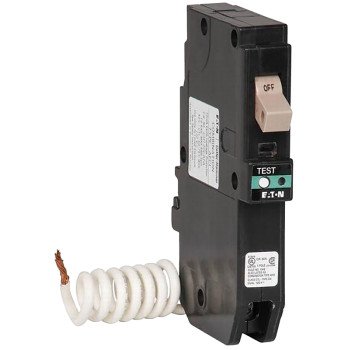 Cutler-Hammer CHFCAF120 Circuit Breaker, AFCI, Type CH, 20 A, 1 -Pole, 120/240 V, Plug Mounting