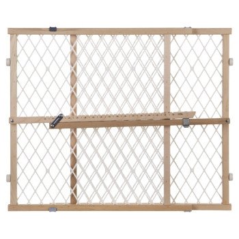 North States 4604 Security Gate, Wood, Natural, 23 in H Dimensions