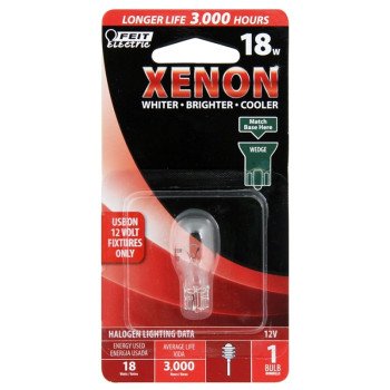 BULB HAL XENON WEDGE BASE 18W