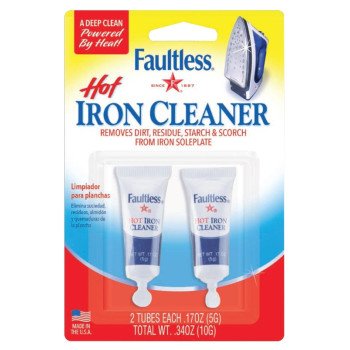 Faultless 40105 Hot Iron Cleaner, 0.17 oz, Paste, Pleasant, Pale Yellow/Tan