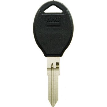 Hy-Ko 12005DA38 Automotive Key Blank, Brass/Plastic, Nickel, For: Nissan Vehicle Locks