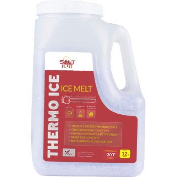 Salt Depot TI12J THERMO ICE Thermo Ice Melt, Crystalline, Purple, Slightly Aromatic, 12 lb, Jug