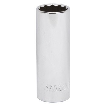 Vulcan MT6528541 Drive Socket, 13/16 in Socket, 1/2 in Drive, 12-Point, Chrome Vanadium Steel, Chrome