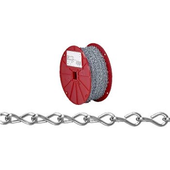 Campbell 072-4027N Single Jack Chain, 16 in, 250 ft L, Steel, Zinc