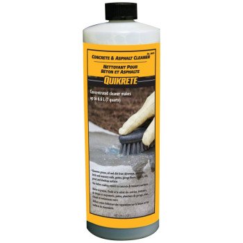 Quikrete 860112 Concrete and Asphalt Cleaner, Liquid, Sassafras, Blue, 1 gal