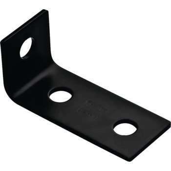 National Hardware 1152BC Series N351-477 Corner Brace, 3-1/2 in L, 1-1/2 in W, 1.6 in H, Steel, Powder-Coated, 1/PK