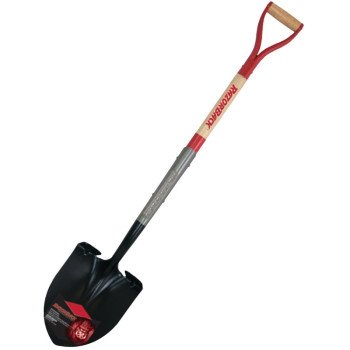 Razor-Back 2594200 Digging Shovel, 9 in W Blade, Steel Blade, North American Hardwood Handle, D-Shaped Handle