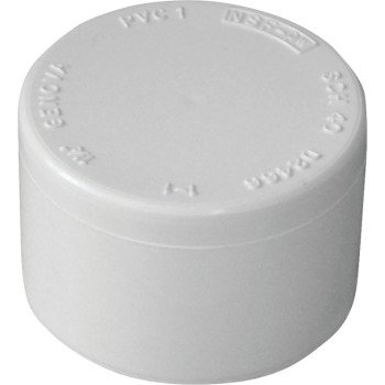 IPEX 435408 Pipe Cap, 3/4 in, Socket, PVC, SCH 40 Schedule