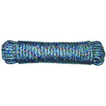 Ben-Mor 60235 Rope, 3/8 in Dia, 50 ft L, Polypropylene, Multi-Color, Hank