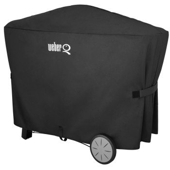 Weber 7112 Premium Grill Cover, For: Weber® Q 2000 Series Grills With Q Cart And Weber® Q 3000 Series Grills