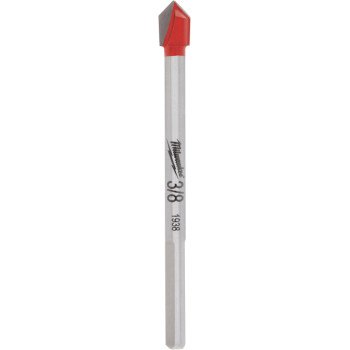 Milwaukee 48-20-8984 Drill Bit, 3/8 in Dia, 3-3/4 in OAL, 7/32 in Dia Shank, Round Shank