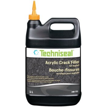 Techniseal 142-711 Acrylic Crack Filler, Black, 1 L