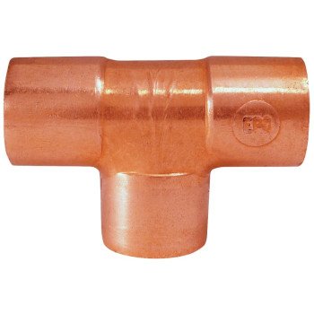 Elkhart Products 80009 Pipe Tee, 1/2 in, Sweat, Copper