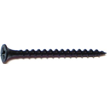 Midwest Fastener 10509 Screw, #6 Thread, 2 in L, Coarse Thread, Bugle Head, Phillips Drive, Phosphate