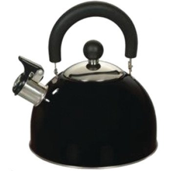 309BK 2.5QT BLACK/SS TEAKETTLE