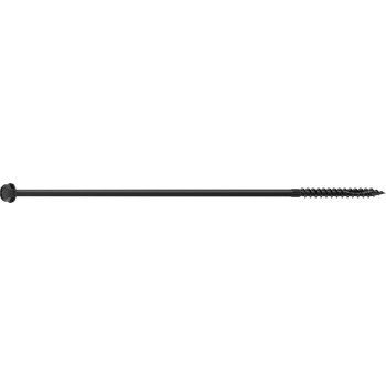 Camo 0365280 Structural Screw, 5/16 in Thread, 12 in L, Hex Head, Hex Drive, Sharp Point, PROTECH Ultra 4 Coated, 10