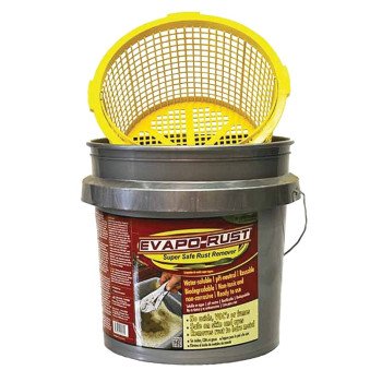 Evapo-Rust ER018 Rust Remover with Dip Basket, 3.5 gal, Liquid