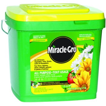 Miracle-Gro 2756910 All-Purpose Plant Food, 3.3 lb, Solid, 24-8-16 N-P-K Ratio