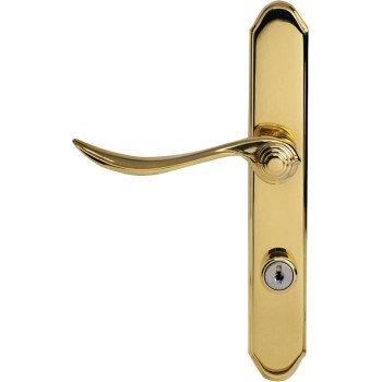 Larson QuickFit Series 20297807 Door Handleset, Metal, Brass