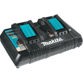 Makita DC18RD Dual Port Battery Charger, 120 VAC Input, 14.4, 18 V Output, 2 to 6 Ah, Battery Included: No